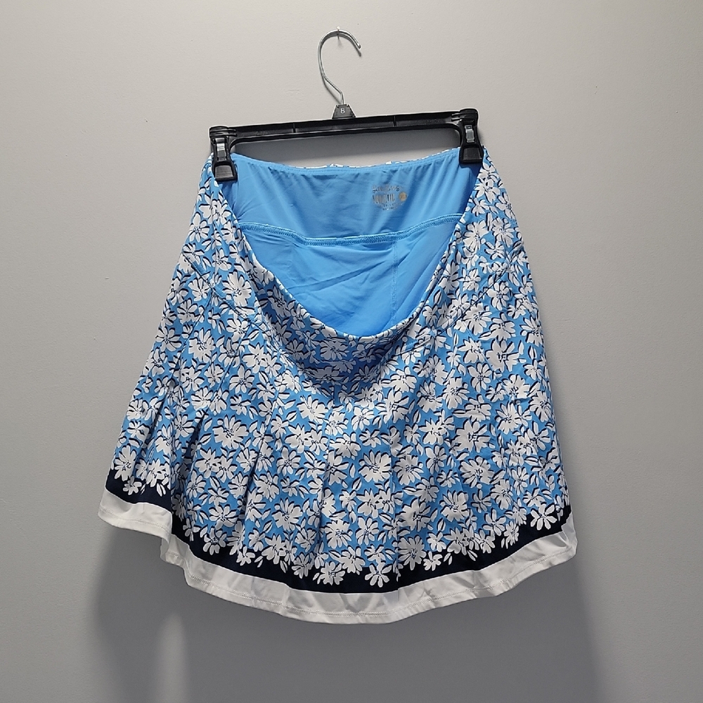 Lilly Pulitzer Blue and Black Mini Skort